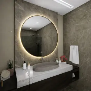 LED Ogledalo Thea Gold Sand